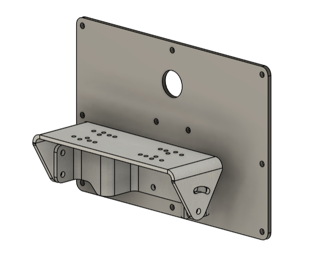 Graph Mount with 8"H x 12"W Base Plate