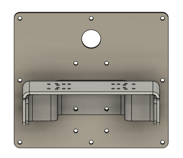 Graph Mount with 9"H x 10"W Base Plate